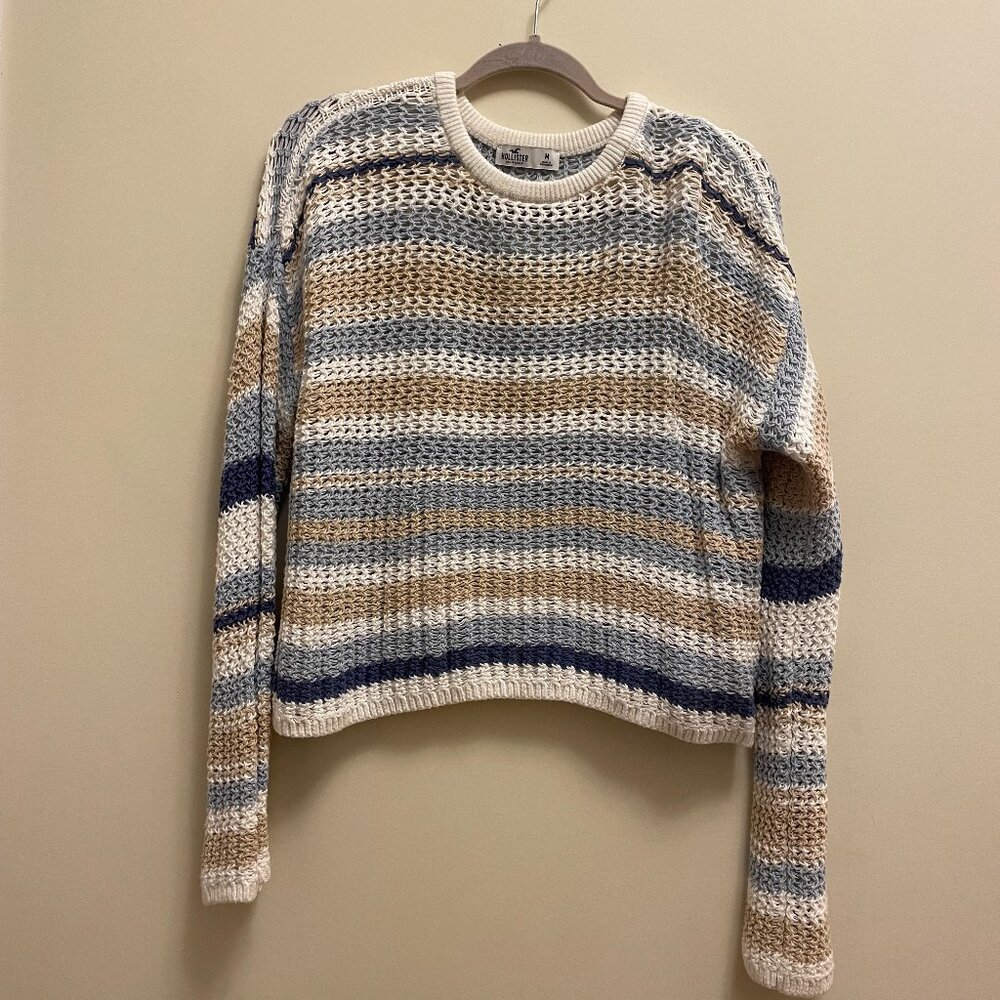 Hollister Crochet Sweater with Bell Sleeves
